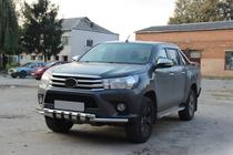 Toyota Hilux 2015– Priekšējais aizsargstienis F3-34 (nerūsējošais tērauds) foto 3