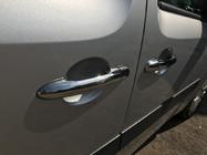 Mercedes Citan 2013–2021 Durvju rokturu uzlikas (nerūsējošais tērauds) 3 gab., OmsaLine – itāļu nerūsējošais tērauds foto 3