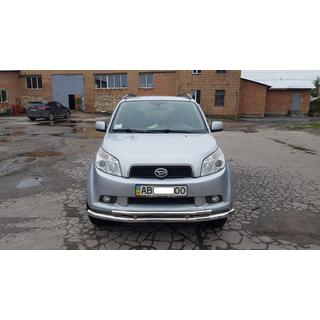 Priekšējais aizsargstienis ST014 (nerūsējošais tērauds) Daihatsu Terios 2006–2017 foto 4