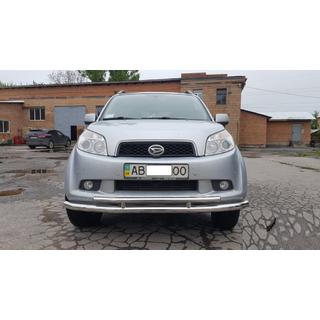 Priekšējais aizsargstienis ST014 (nerūsējošais tērauds) Daihatsu Terios 2006–2017 foto 3