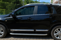 Nissan Qashqai 2007–2010 Durvju moldingi OmsaLine (4 gab., nerūsējošais tērauds) foto 1