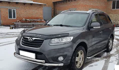 Hyundai Santa Fe 2 2006–2012 Priekšējais aizsargstienis ST014 (nerūsējošais tērauds) foto 2