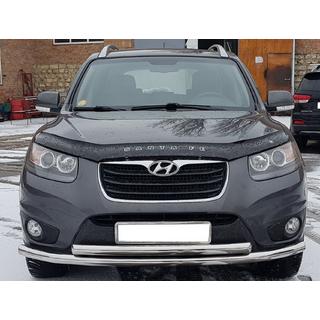 Priekšējais aizsargstienis ST014 (nerūsējošais tērauds) Hyundai Santa Fe 2 2006–2012 foto 1