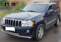 Jeep Grand Cherokee WK 2004–2010 Priekšējais aizsargstienis ST014 (nerūsējošais tērauds) Ø60/42 mm foto 4