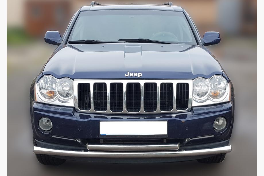 Jeep Grand Cherokee WK 2004–2010 Priekšējais aizsargstienis ST014 (nerūsējošais tērauds) Ø60/42 mm Image