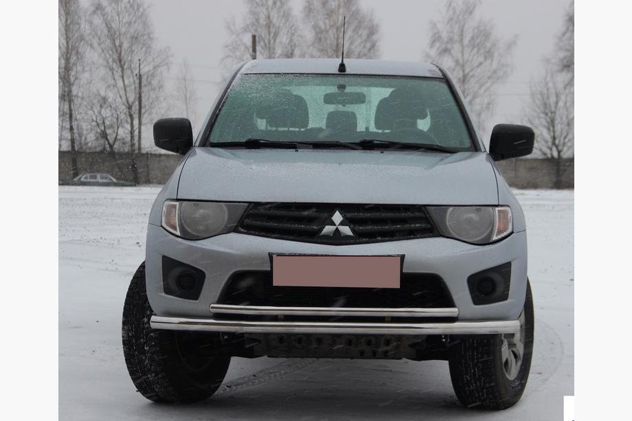 Mitsubishi L200 2006–2015 Priekšējais aizsargstienis ST014 (nerūsējošais tērauds) Image