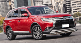 Mitsubishi Outlander 2012–2021 Priekšējais aizsargstienis ST014 (nerūsējošais tērauds) foto 1