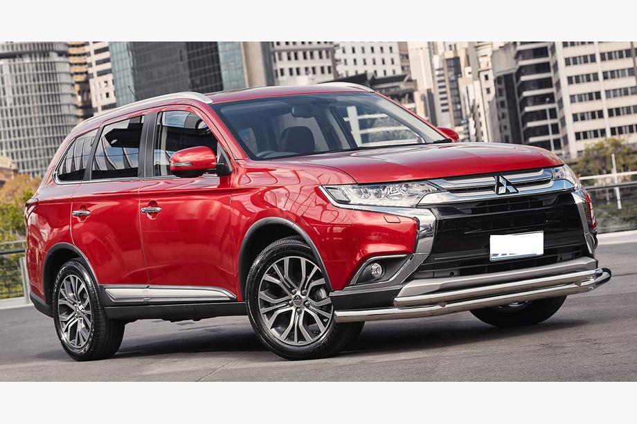 Mitsubishi Outlander 2012–2021 Priekšējais aizsargstienis ST014 (nerūsējošais tērauds) Image