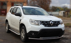 Renault Duster 2008–2017 Priekšējais aizsargstienis ST014 (nerūsējošais tērauds) foto 2