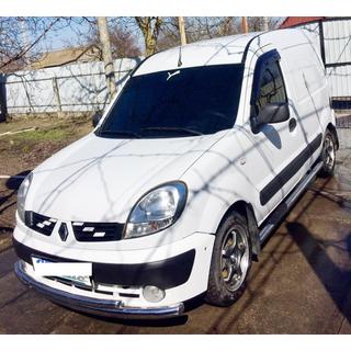 Priekšējais aizsargstienis ST014 (nerūsējošais tērauds) Renault Kangoo 1998–2008 foto 2