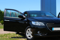 Peugeot 301 2012– Logu apmale (nerūsējošais tērauds) 4 gab., Carmos (bez trijstūra loga) foto 7