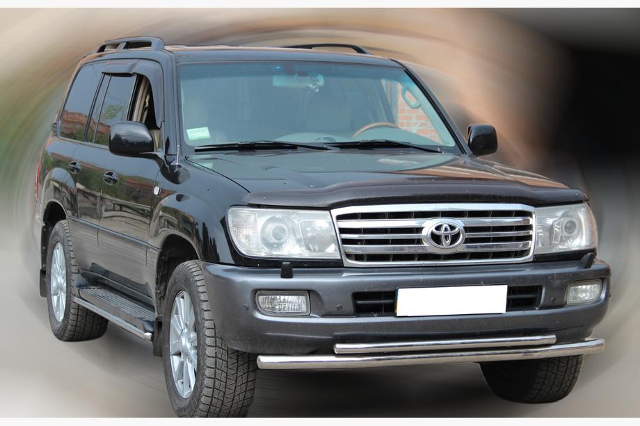 Toyota Land Cruiser 100 1998–2007 Priekšējais aizsargstienis ST014 (nerūsējošais tērauds) Foto 3