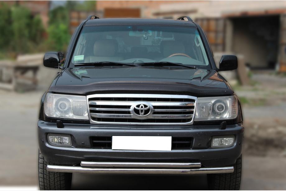 Toyota Land Cruiser 100 1998–2007 Priekšējais aizsargstienis ST014 (nerūsējošais tērauds) Ø60/42 mm Image