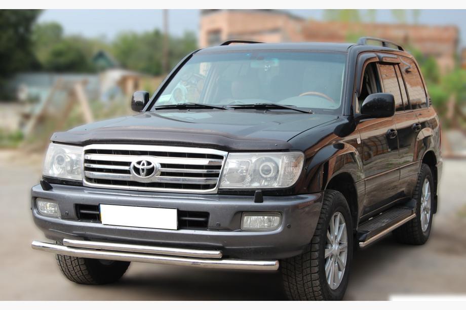 Toyota Land Cruiser 100 1998–2007 Priekšējais aizsargstienis ST014 (nerūsējošais tērauds) Foto 2