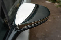 Volkswagen Golf 7/E-Golf 2012–2020 Spoguļu uzlikas (2 gab., nerūsējošais tērauds) foto 3