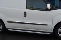 Opel Combo 2012–2018 Durvju rokturu uzlikas un apmales (8 gab., nerūsējošais tērauds) OmsaLine – itāļu nerūsējošais tērauds foto 2