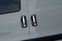 Opel Combo 2012–2018 Durvju rokturu uzlikas un apmales (8 gab., nerūsējošais tērauds) OmsaLine – itāļu nerūsējošais tērauds foto 14