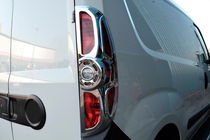 Opel Combo 2012–2018 Hromēta stopu lukturu apmale (2012-2015, 2 gab., plastmasa) foto 7