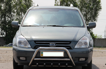 Kia Carnival 2002–2013 Priekšējais bullbar WT003 (nerūsējošais tērauds) foto 1