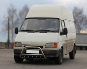 Ford Transit 1991–2000 Priekšējais bullbar WT003 (nerūsējošais tērauds) foto 5