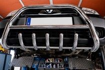 Renault Scenic/Grand 2003–2009 Priekšējais bullbar WT003 (nerūsējošais tērauds) foto 3
