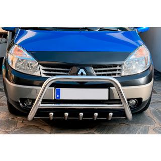 Priekšējais bullbar WT003 (nerūsējošais tērauds) foto 1