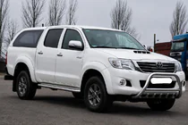 Toyota Hilux 2006–2015 Priekšējais bullbar WT003 (nerūsējošais tērauds) foto 3