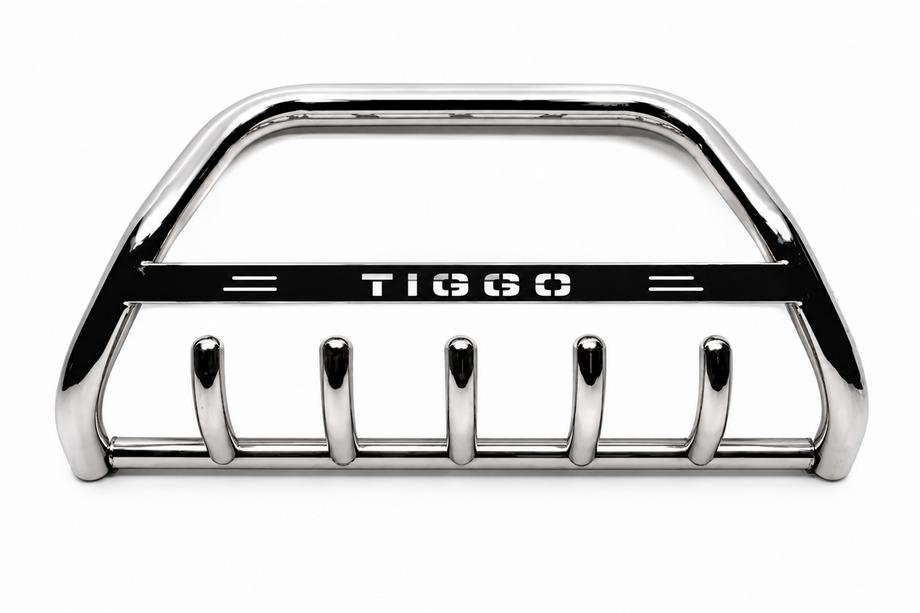 Chery Tiggo 3 2005– Priekšējais aizsargstienis (bull bar) WT004 (nerūsējošais tērauds) Image