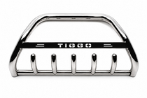 Chery Tiggo 1 2005–2016 Priekšējais aizsargstienis (bull bar) WT004 (nerūsējošais tērauds) foto 1