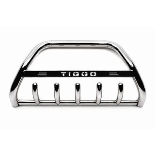 Priekšējais aizsargstienis (bull bar) WT004 (nerūsējošais tērauds)