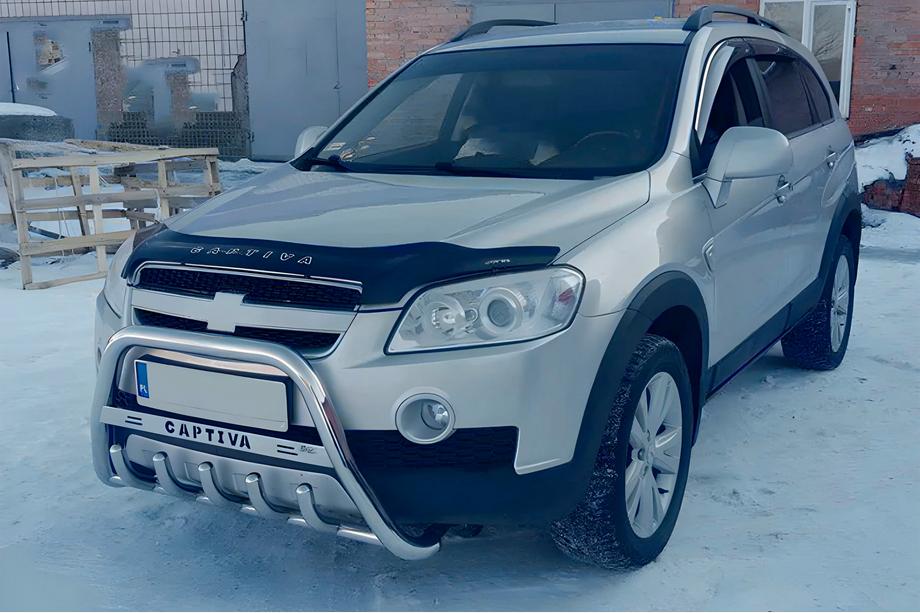 Chevrolet Captiva 2006–2019 Priekšējais aizsargstienis (bull bar) WT004 (nerūsējošais tērauds) Image
