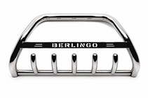 Citroen Berlingo 1996–2008 Priekšējais aizsargstienis (bull bar) WT004 (nerūsējošais tērauds) foto 1