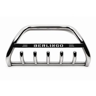 Priekšējais aizsargstienis (bull bar) WT004 (nerūsējošais tērauds) Citroen Berlingo 1996–2008