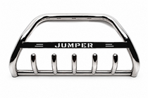 Citroen Jumper 1995–2006 Priekšējais aizsargstienis (bull bar) WT004 (nerūsējošais tērauds) foto 1