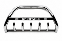 Kia Sportage 2010–2015 Priekšējais aizsargstienis (bull bar) WT004 (nerūsējošais tērauds) foto 4