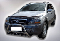 Kia Sorento I BL 2002–2009 Priekšējais aizsargstienis (bull bar) WT004 (nerūsējošais tērauds) foto 2