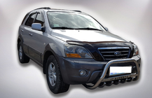 Kia Sorento I BL 2002–2009 Priekšējais aizsargstienis (bull bar) WT004 (nerūsējošais tērauds) foto 3