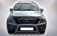 Kia Sorento I BL 2002–2009 Priekšējais aizsargstienis (bull bar) WT004 (nerūsējošais tērauds) foto 1