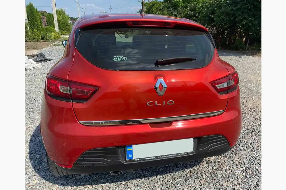 Renault Clio IV 2012–2019 Bagāžnieka malas uzlika (HB, nerūsējošais tērauds) Image