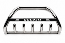 Fiat Ducato 1995–2006 Priekšējais aizsargstienis (bull bar) WT004 (nerūsējošais tērauds) foto 1