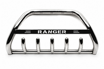 Ford Ranger 2011–2022 Priekšējais aizsargstienis (bull bar) WT004 (nerūsējošais tērauds) foto 1