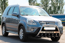 Honda CRV 2001–2006 Priekšējais aizsargstienis (bull bar) WT004 (nerūsējošais tērauds) foto 3