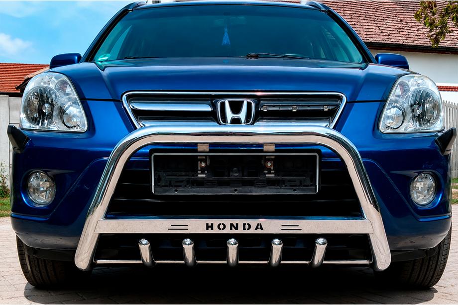 Honda CRV 2001–2006 Priekšējais aizsargstienis (bull bar) WT004 (nerūsējošais tērauds) Image