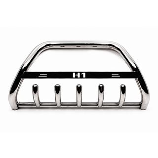 Priekšējais aizsargstienis (bull bar) WT004 (nerūsējošais tērauds) Hyundai H200, H1, Starex 1998–2007 foto 2