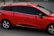 Renault Clio IV 2012–2019 Logu apmales (Sport Tourer, 8 gab., nerūsējošais tērauds) foto 1