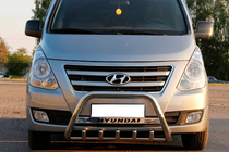 Hyundai H300, H1, Starex 2008–2020 Priekšējais aizsargstienis (bull bar) WT004 (nerūsējošais tērauds) foto 1