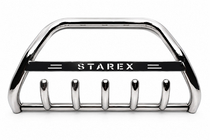 Hyundai H300, H1, Starex 2008–2020 Priekšējais aizsargstienis (bull bar) WT004 (nerūsējošais tērauds) foto 4