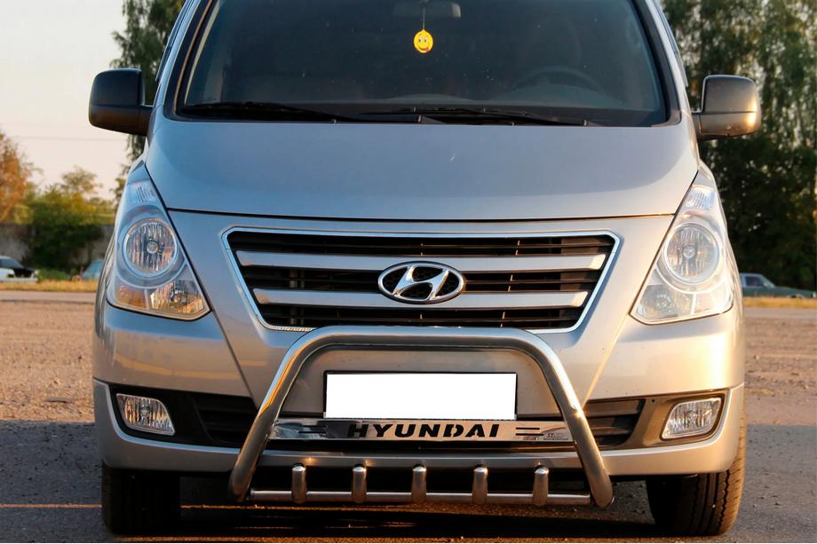 Hyundai H300, H1, Starex 2008–2020 Priekšējais aizsargstienis (bull bar) WT004 (nerūsējošais tērauds) Image
