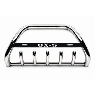 Priekšējais aizsargstienis (bull bar) WT004 (nerūsējošais tērauds) Mazda CX-5 2012–2017