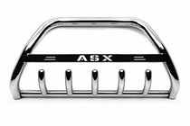 Mitsubishi ASX 2010–2023 Priekšējais aizsargstienis (bull bar) WT004 (nerūsējošais tērauds) foto 1